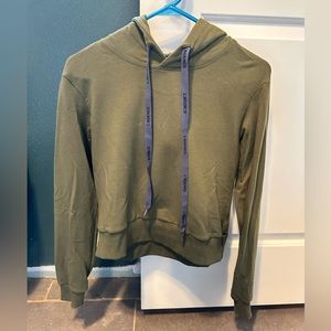 L’agence light weight hooded shirt